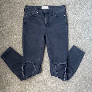 💕Free people black jeans size 26